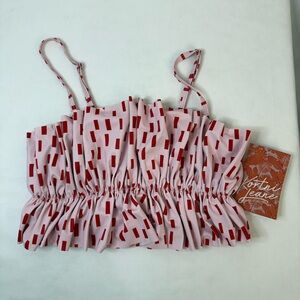 Kortni Jeane Oversized Ruffle Swimsuit Top